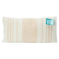 Striped Outdoor Throw Pillow 20in x 10in