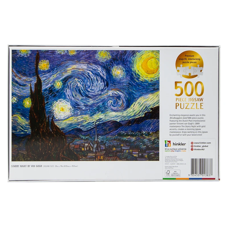 Mindbogglers™ Gold: Fine Art Puzzle 500-Piece