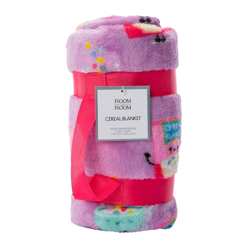 Foodie Printed Blanket 50in x 60in