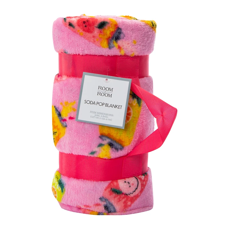 Foodie Printed Blanket 50in x 60in