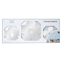 Daisy Shaped Mirror 3-Pack