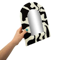 Tufted Mirror 11.8in x 8.66in