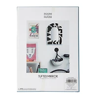 Tufted Mirror 11.8in x 8.66in