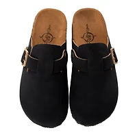 Ladies Buckle Clog Slides