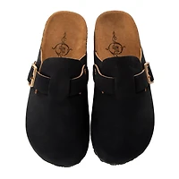 Ladies Buckle Clog Slides