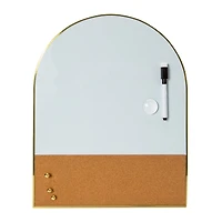 Arch Dry Erase & Cork Board Set 12in x 15in
