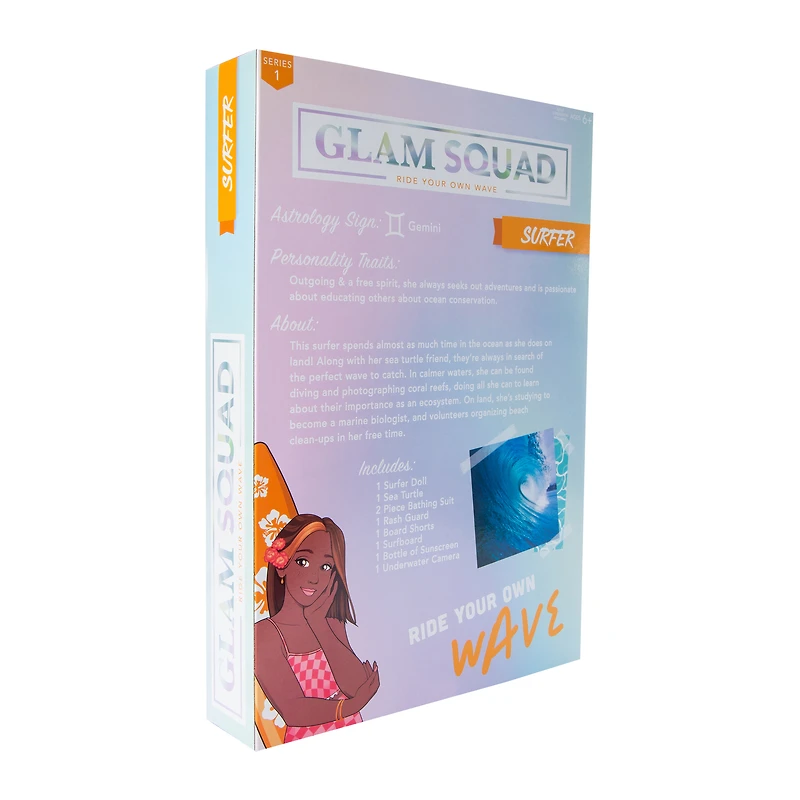 Glam Squad Surfer Doll