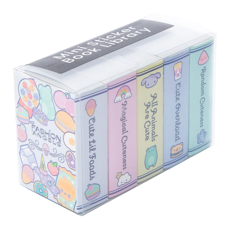 Mini Sticker Book Library 5-Count