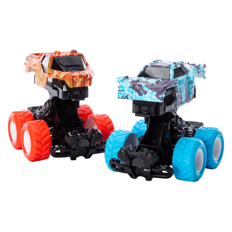 Dueling Dragons Monster Truck Toys 2-Pack
