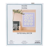 Framed Tufted Wall Art 12.2in x 14.33in