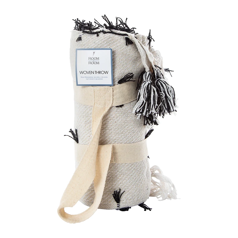 Cotton Woven Throw Blanket 50in x 60in