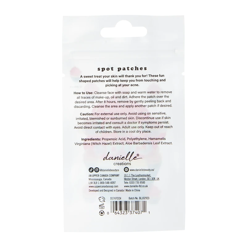 Danielle Creations® Dessert Shaped Spot Patches 12-Pack