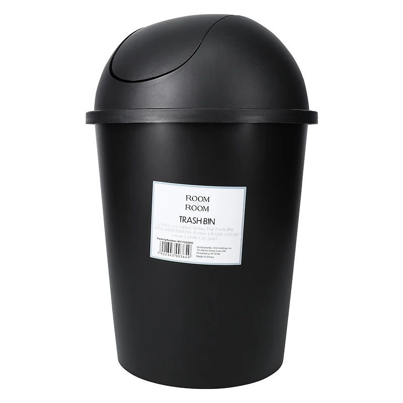 Swing-Top Trash Bin 1.3 Gallon