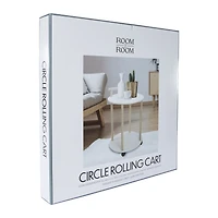 Circle Rolling Cart 15.74in x 21.25in