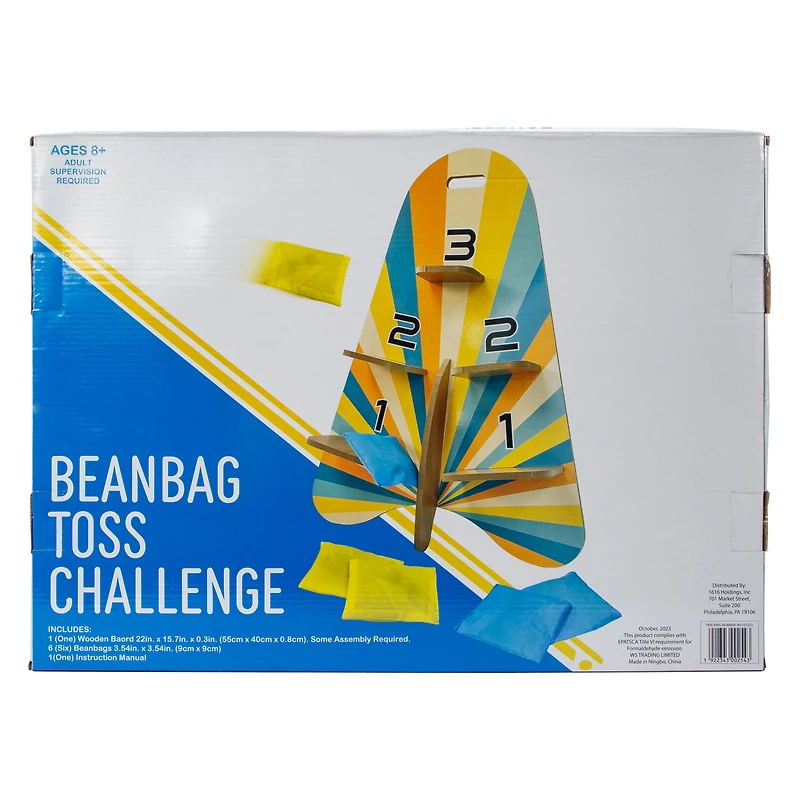 Wooden Beanbag Toss Game 15.7in x 22in