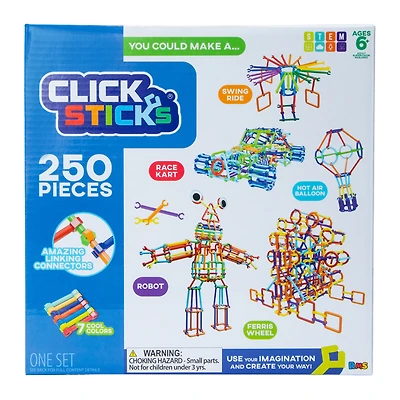 Click Sticks® Build Kit 250-Piece