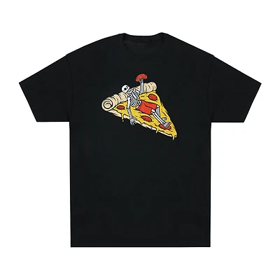 Skeleton Pizza Graphic Tee