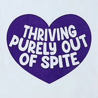 Thriving Out Of Spite Heart Graphic Tee