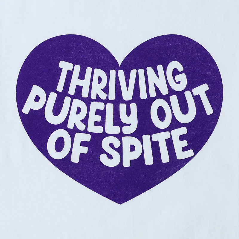 Thriving Out Of Spite Heart Graphic Tee