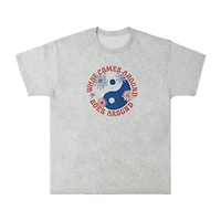 Yin Yang Flower Graphic Tee