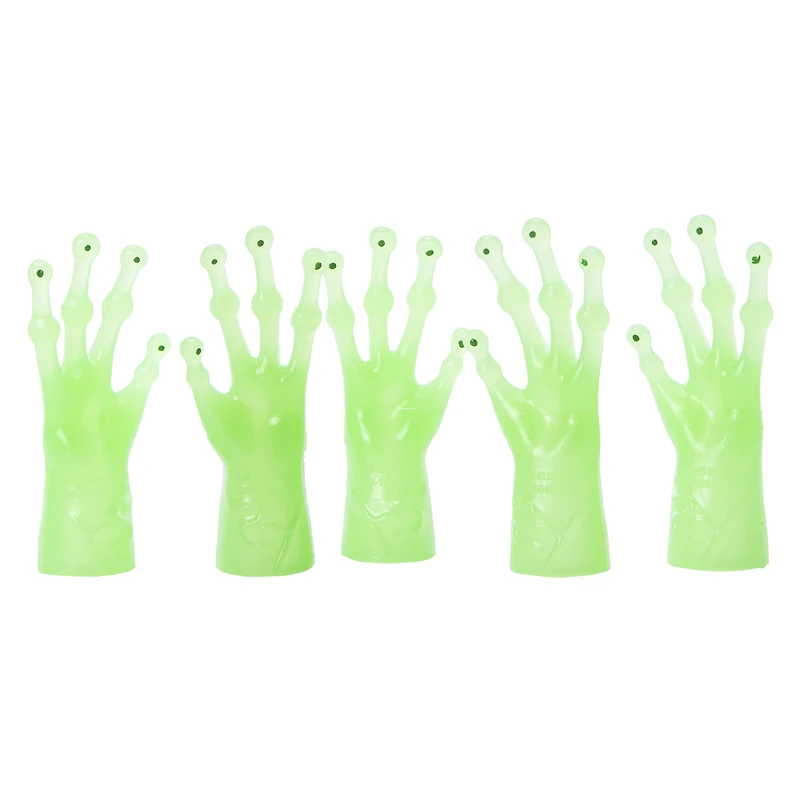 Tiny Glow Alien Hands 5-Count