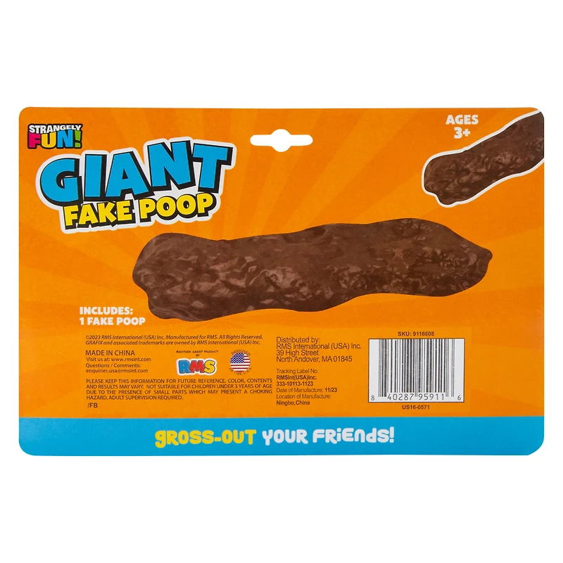 Giant Fake Poop