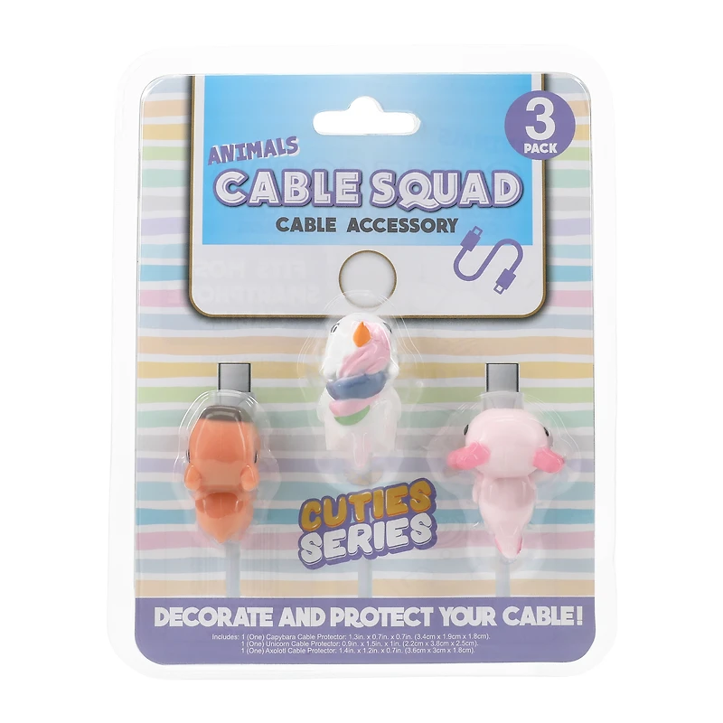 Animals Cable Squad Cable Accessory 3-Pack