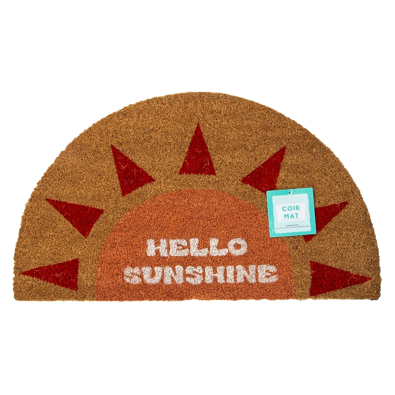 Cute Coir Doormat 28in x 16in
