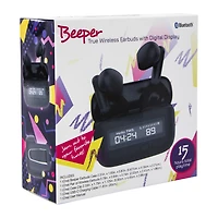 Beeper True Wireless Earbuds With Digital Display