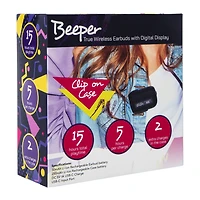 Beeper True Wireless Earbuds With Digital Display