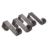 Textured Over The Door Hooks 4-Count