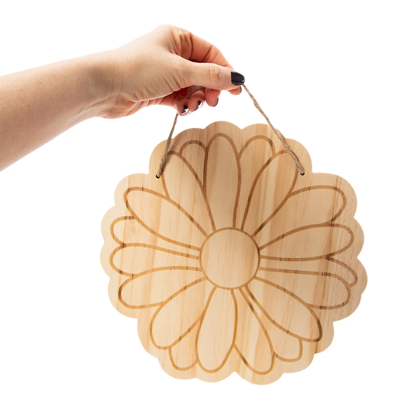 Hanging Paintable Wood Craft