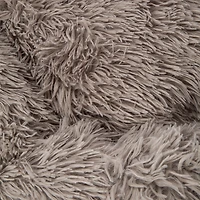 Shaggy Round Pet Bed 23in x 6.7in