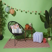 Metal Wire Chair 27.8in x 35.4in