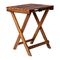 Wooden Side Table 19.68in