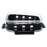 Glass Food Container With Silicone Sleeve 35.05oz