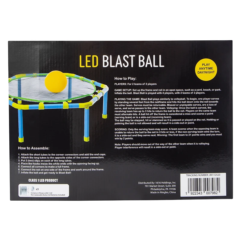 LED Blast Ball Roundnet Game Set