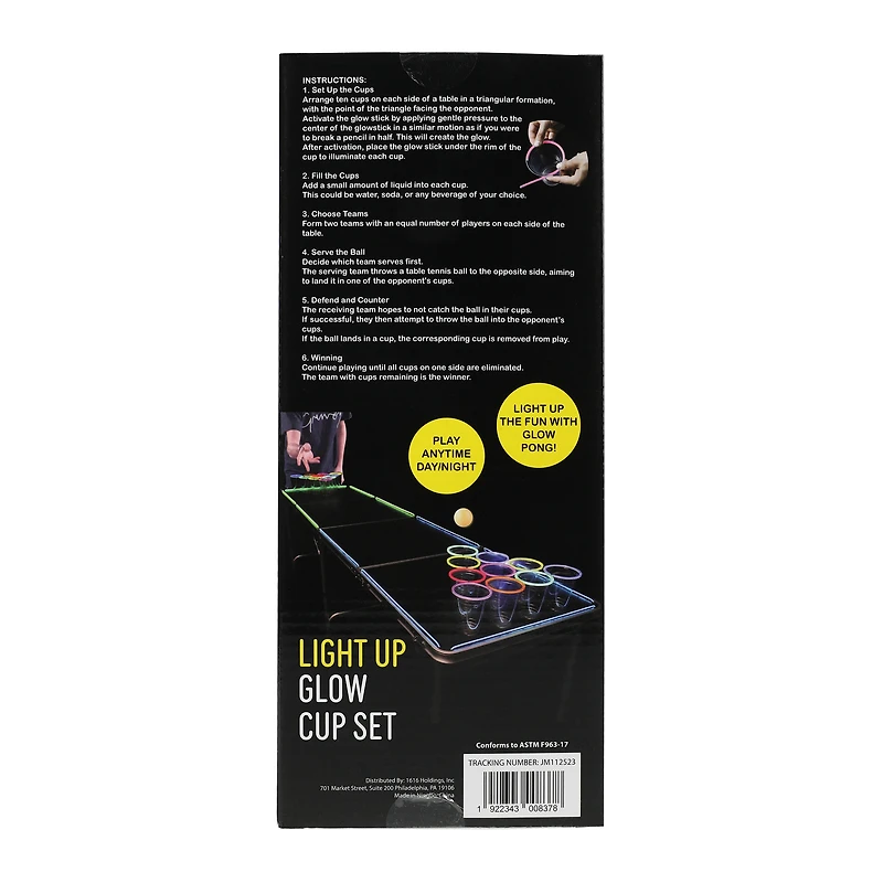 Light Up Glow Cup Set