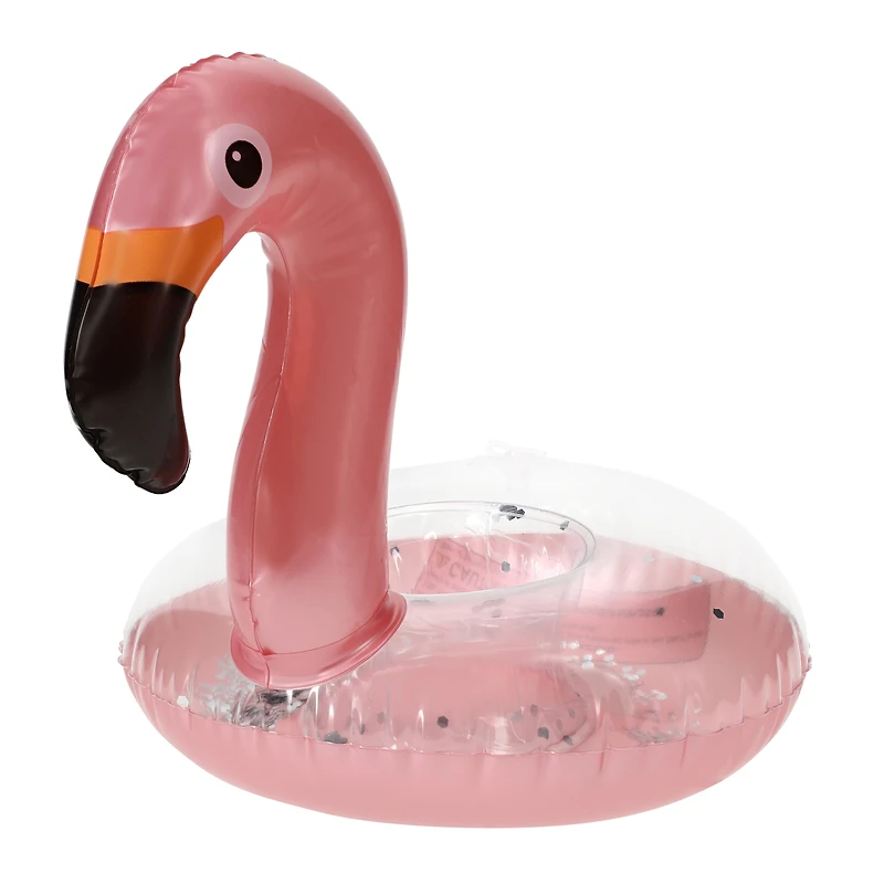 Inflatable Glitter Cup Holder Pool Float