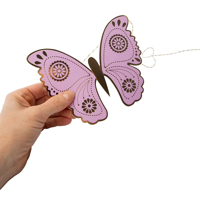 Butterfly Party Banner 96in x 5in