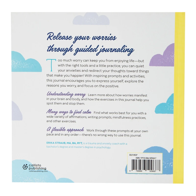 The Worry (Less) Journal by Erika Straub