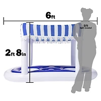Inflatable Floating Cabana 59.84in x 33.46in