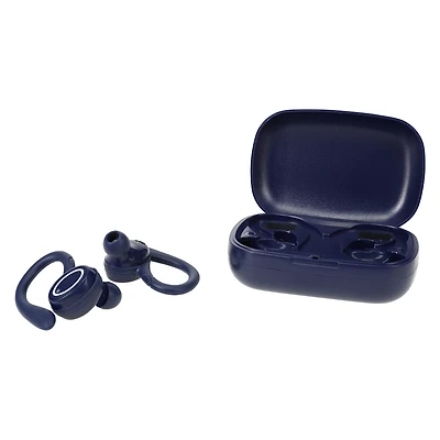 Water-Resistant Bluetooth® LED Earbuds With Microphone & Sport Hooks
