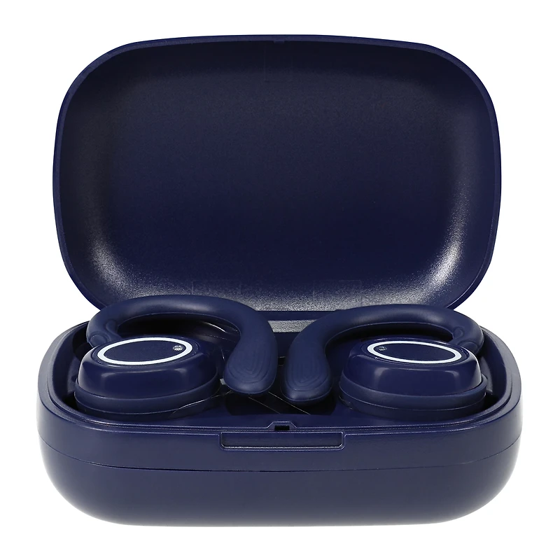 Water-Resistant Bluetooth® LED Earbuds With Microphone & Sport Hooks