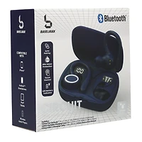 Water-Resistant Bluetooth® LED Earbuds With Microphone & Sport Hooks
