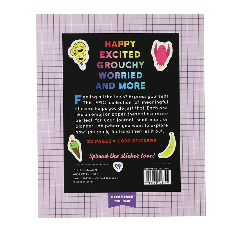 'So Many Feelings' Stickers Book 1,090-Count