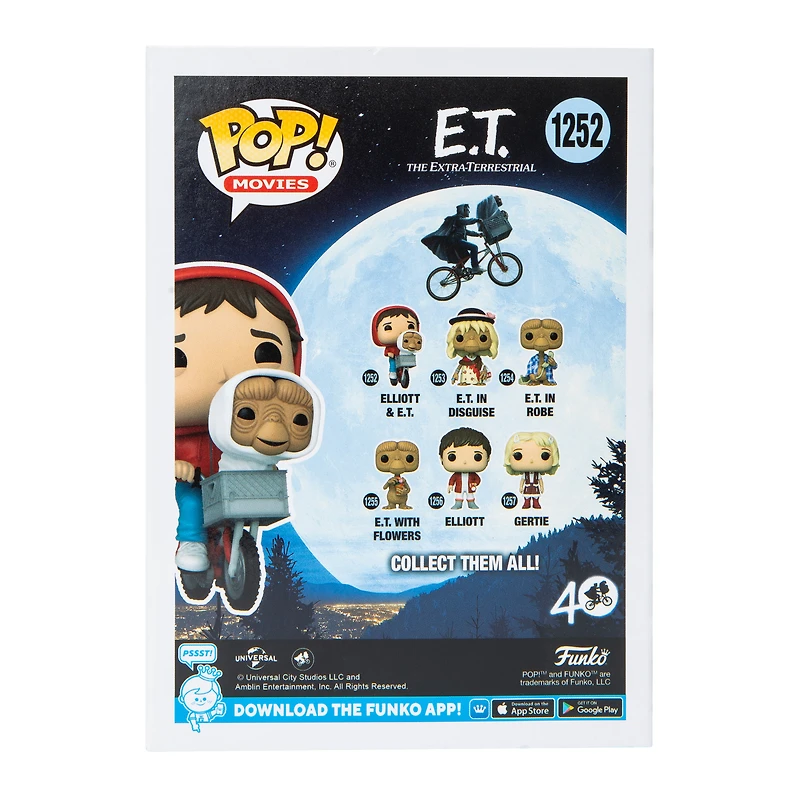 Funko Pop! E.T. Elliott & E.T. On Bike Vinyl Figure