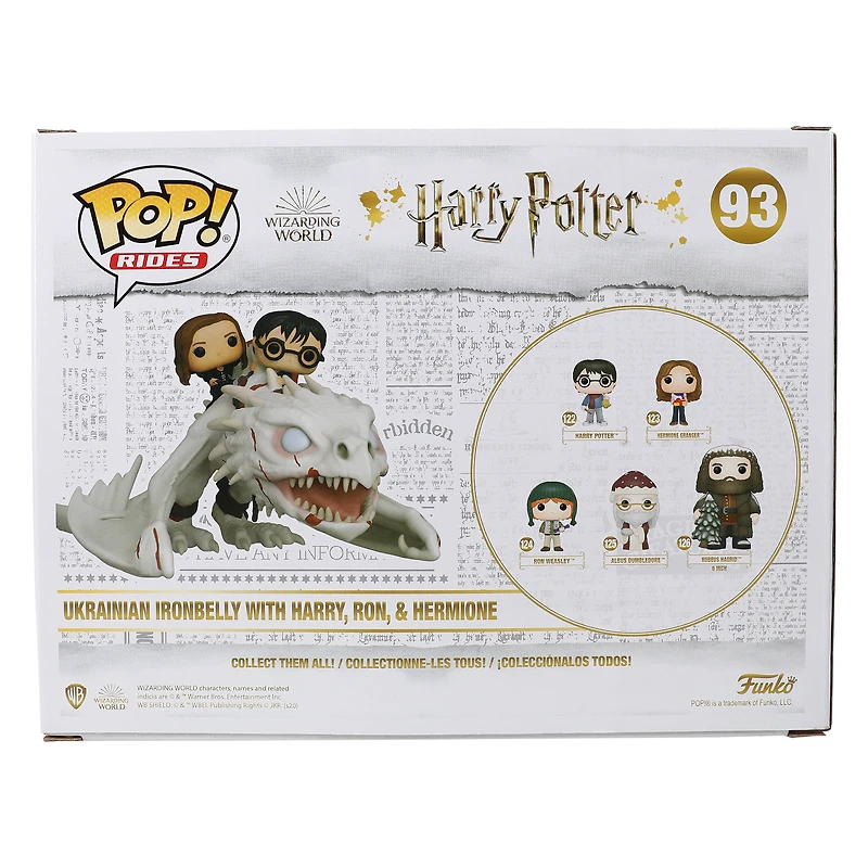 Funko Pop! Rides Harry Potter™ Ukrainian Ironbelly With Harry, Ron & Hermione