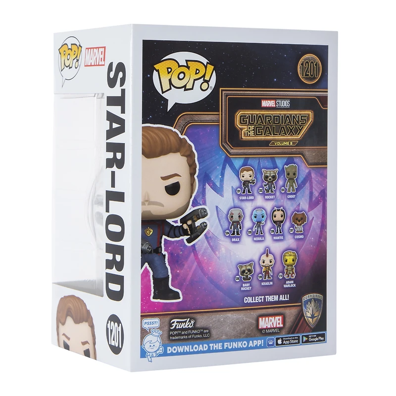 Funko Pop! Guardians Of The Galaxy Star-Lord Bobble-Head