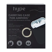 Hype AirPods® Carrying Case With Carabiner Clip